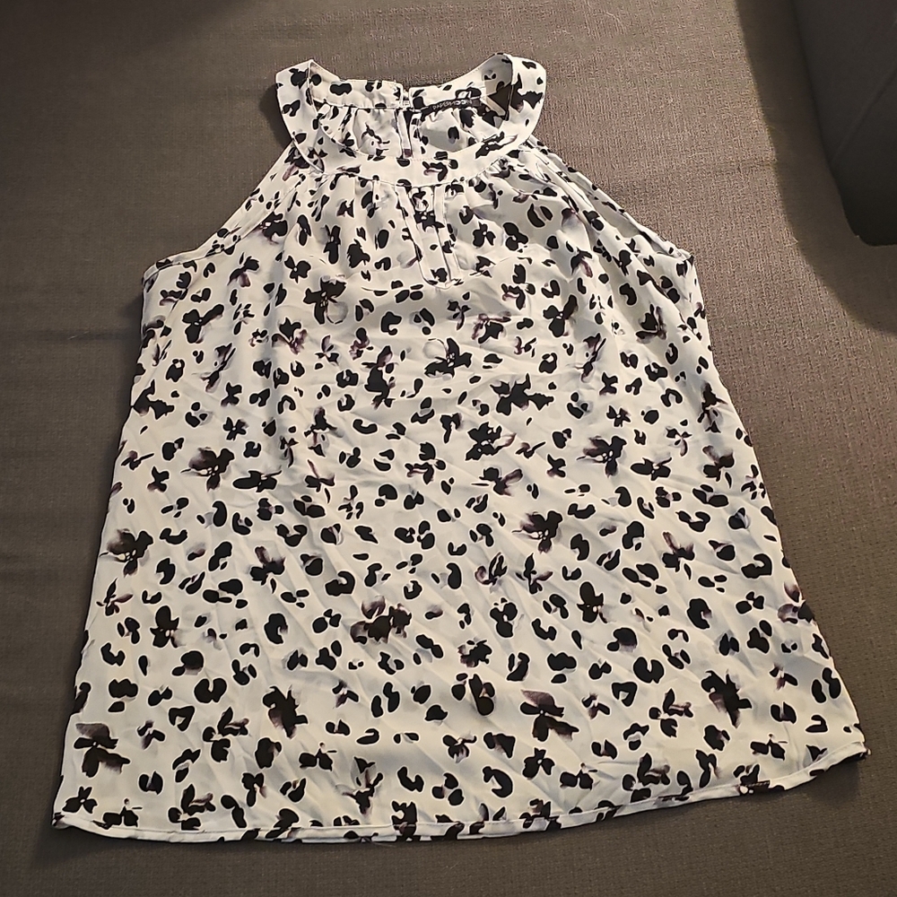 Papermoon Black and White Patterned Blouse